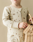 MakeMake organics holiday pajama christmas onesie