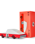 Candy Lab | Modern Vintage Wooden Toy Car - Racer Red