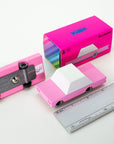 Candy Lab | Modern Vintage Wooden Toy Car - Sedan Pink