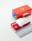 Candy Lab | Modern Vintage Wooden Toy Car - Racer Red