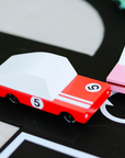 Candy Lab | Modern Vintage Wooden Toy Car - Racer Red