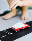 Candy Lab | Modern Vintage Wooden Toy Car - Racer Red