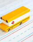 Candy Lab | Modern Vintage Wooden Toy Car - School Bus