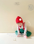 Baby Santa Fairy Leggings and Hat Set
