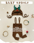 Rudolph leggings and hat set