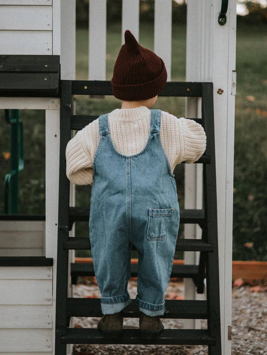 The Oversized Denim Dungaree – Youhe Baby and Kids Boutique