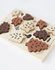 Wooden Tray Puzzle - Leaves