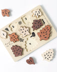 Wooden Tray Puzzle - Leaves