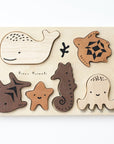 Wooden Tray Puzzle - Ocean Animals
