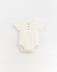 Short-sleeve bodysuit in organic cotton