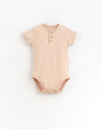 Short-sleeve bodysuit in organic cotton