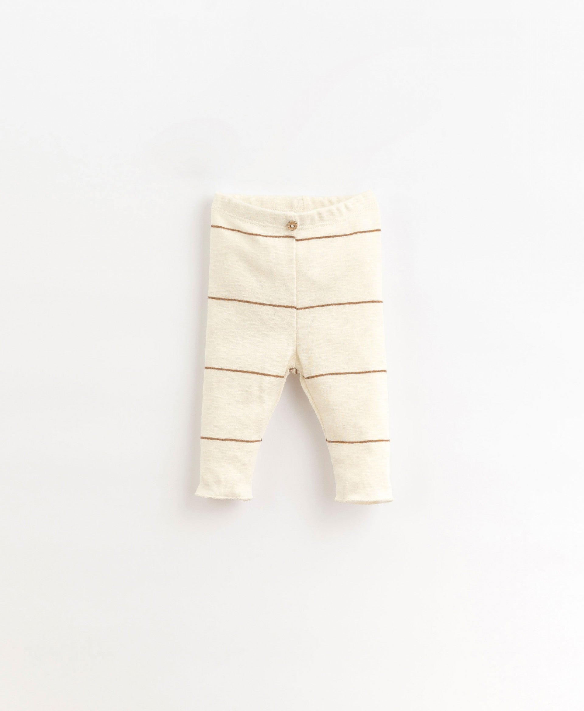 Cotton striped leggings