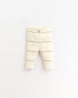 Cotton striped leggings