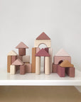 Castle Building Blocks - Vintage Rose