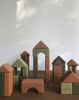 Castle Building Blocks - Olive