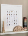 ABC Poster with animal print