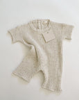 Sprinkle Ribbed Knit Tee Playsuit