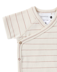 Organic Kimono Playsuit - Coco Stripes