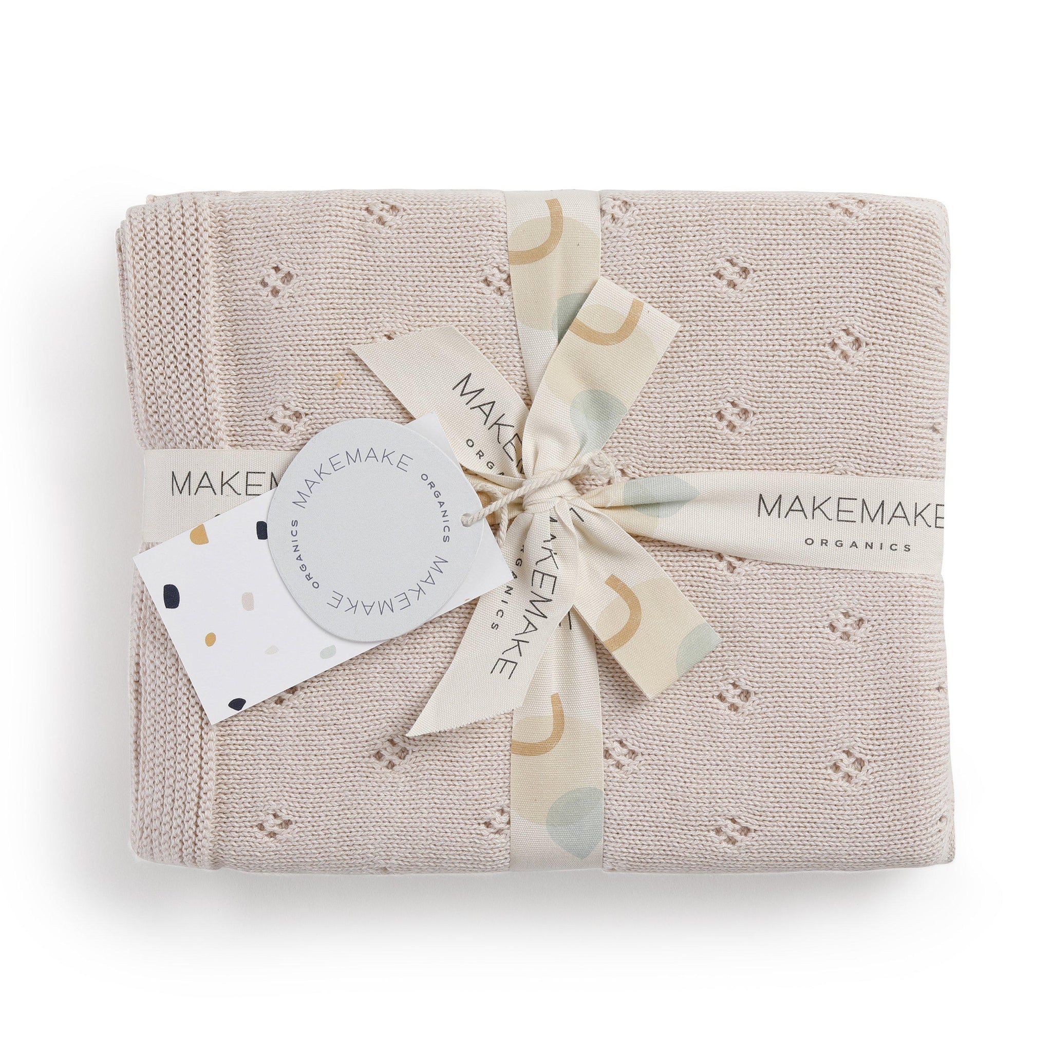 Organic Cotton Pointelle Baby Blanket - Nora Shell – Youhe Baby and ...